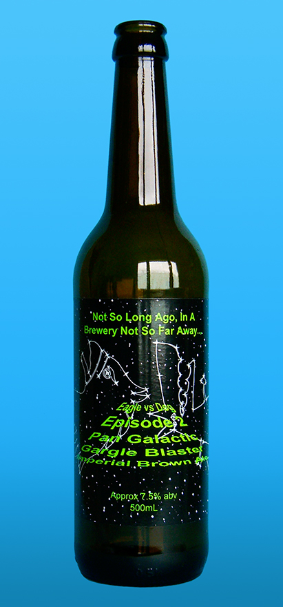 Our Beers, Eagle vs Dog - Episode 2 Pan Galactic Gargle Blaster Imperial Brown Ale, Eagle vs Dog Episode 2 Pan Galactic Gargle Blaster Imperial Brown Ale
